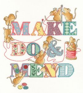 Bothy Threads - Margaret Sherry - Make Do And Mend cross stitch kit XMS33