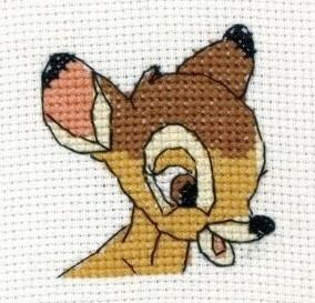 Rare Bambi Counted Cross Stitch Kit New in Package -   Disney cross  stitch kits, Cross stitch, Disney cross stitch