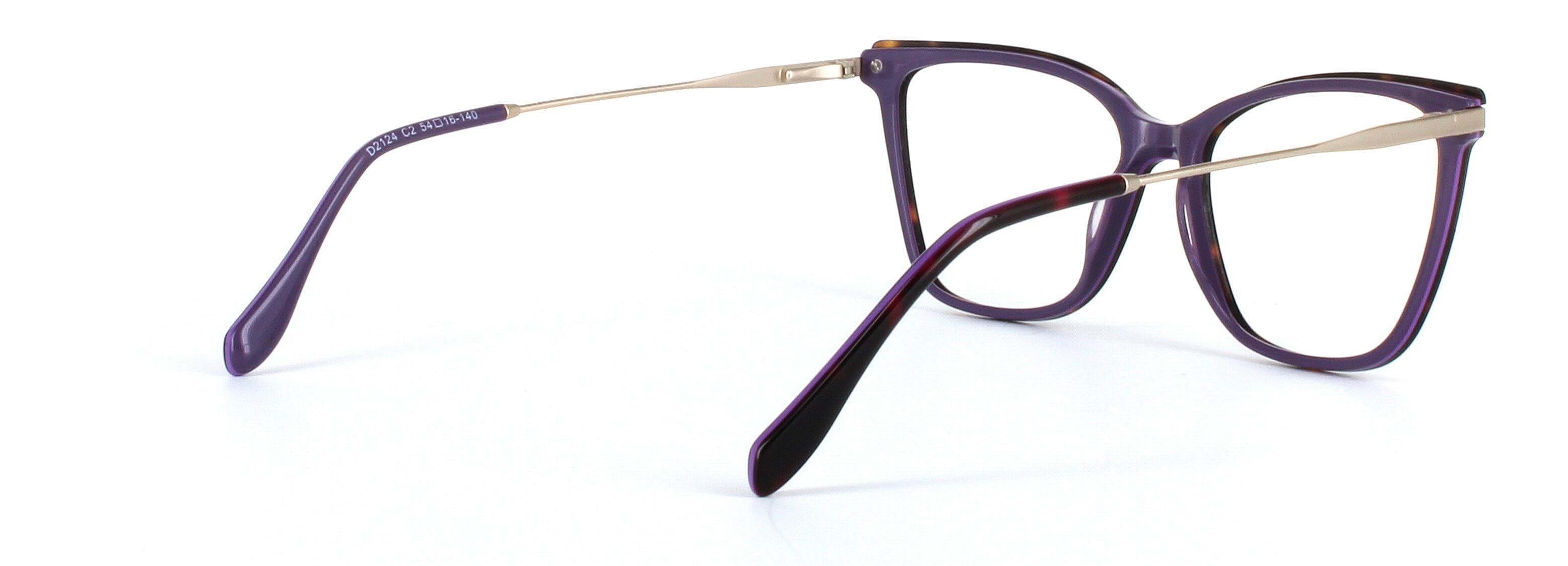 Harleigh Tortoise Full Rim Square Acetate Glasses - Image View 4