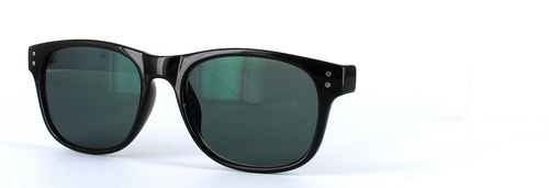 Brazil Black and White Full Rim Oval Plastic Sunglasses - Image View 1