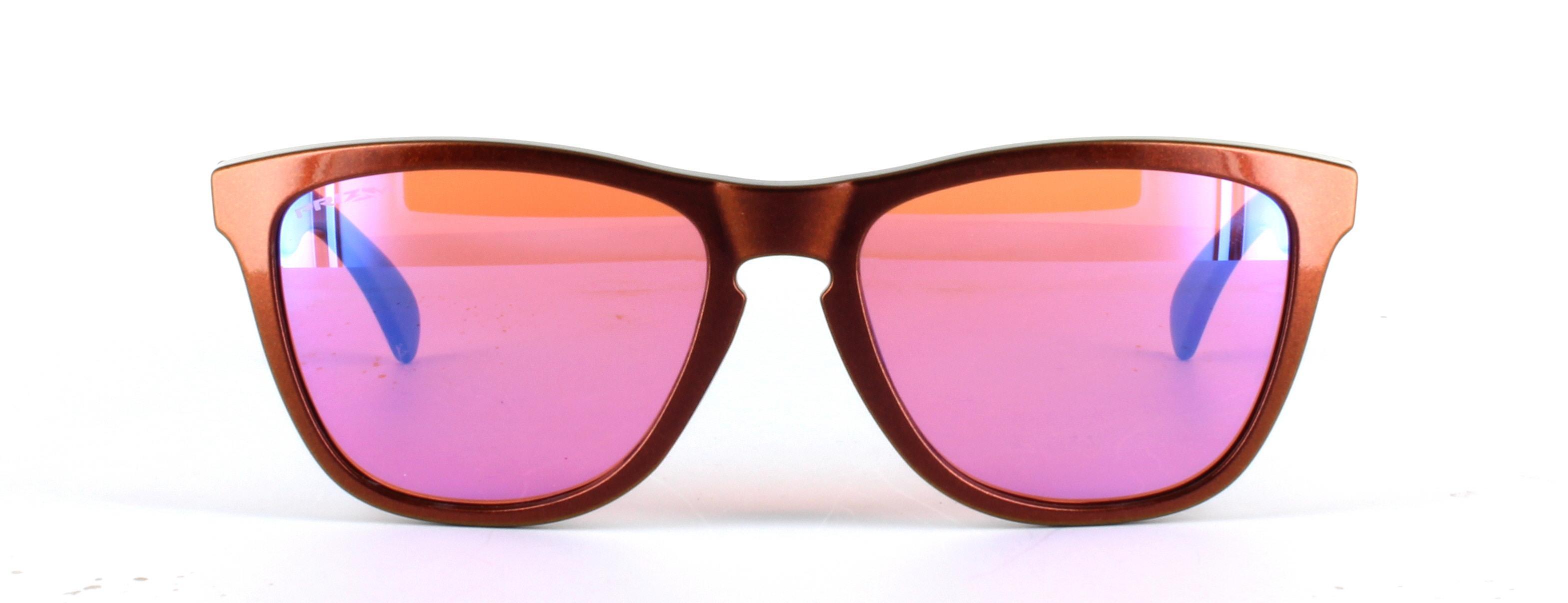 Oakley (O9013) Copper Full Rim Plastic Prescription Sunglasses - Image View 5