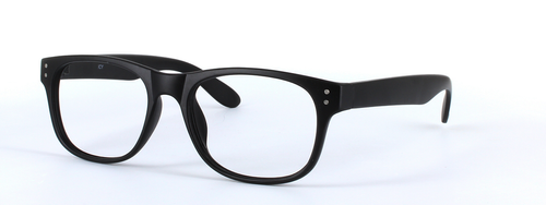 Black Full Rim Oval Plastic Glasses Brazil - Image View 1