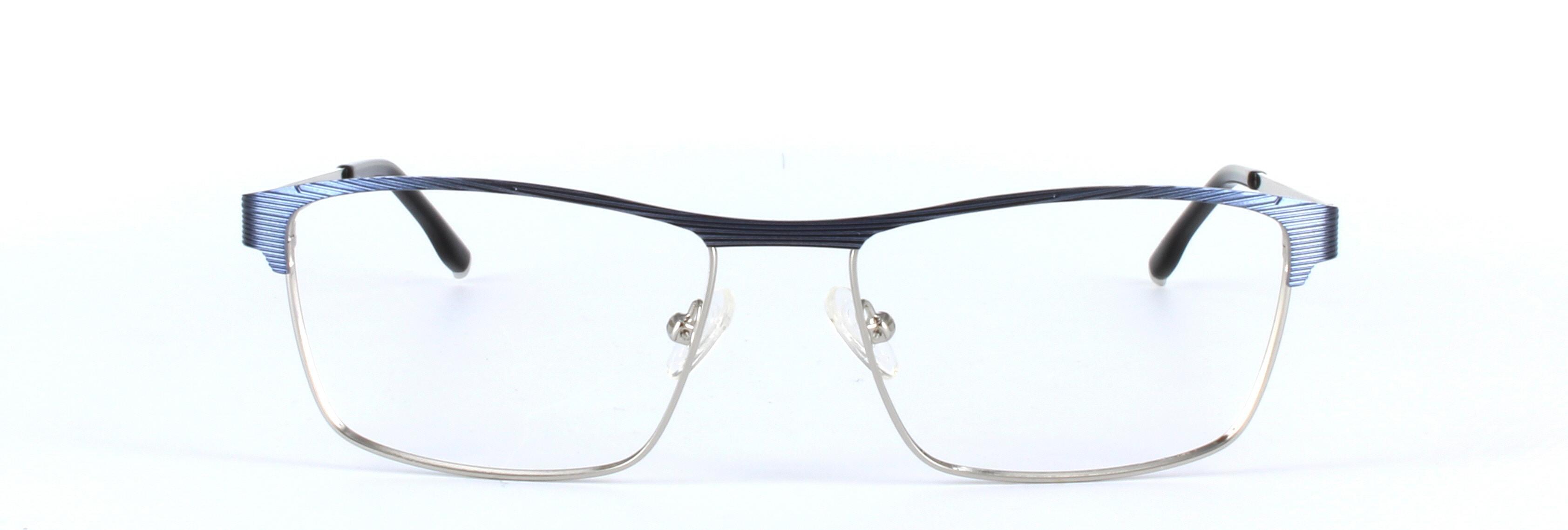 Silver Full Rim Rectangular Metal Glasses Stara Zagora - Image View 5