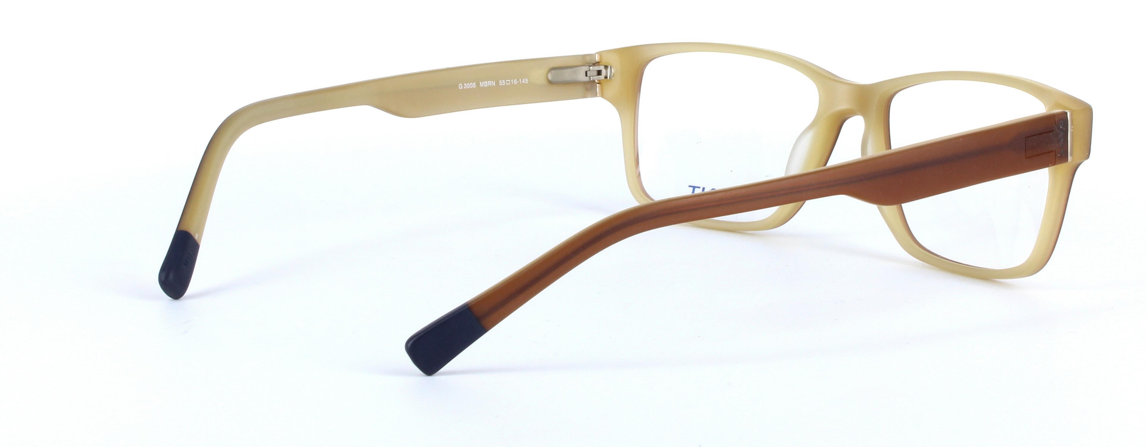GANT (G3005) Brown Full Rim Rectangular Acetate Glasses - Image View 4
