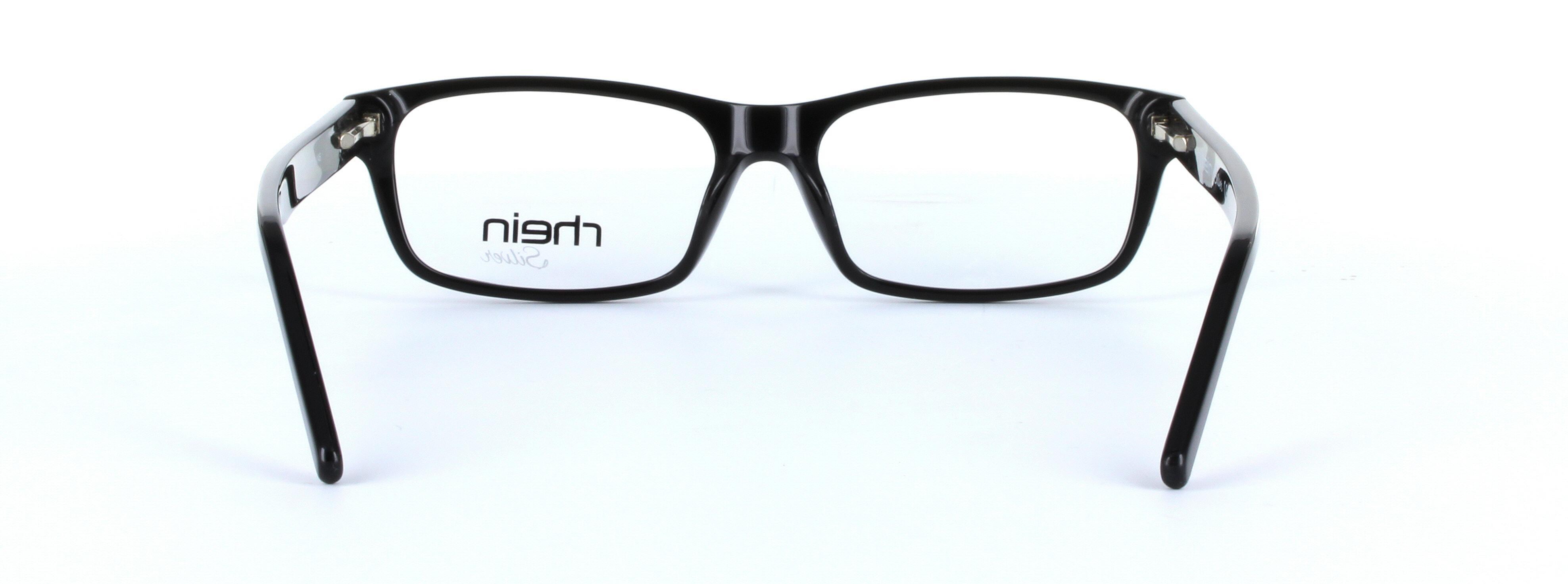 Franco Brown Full Rim Rectangular Acetate Glasses - Image View 3