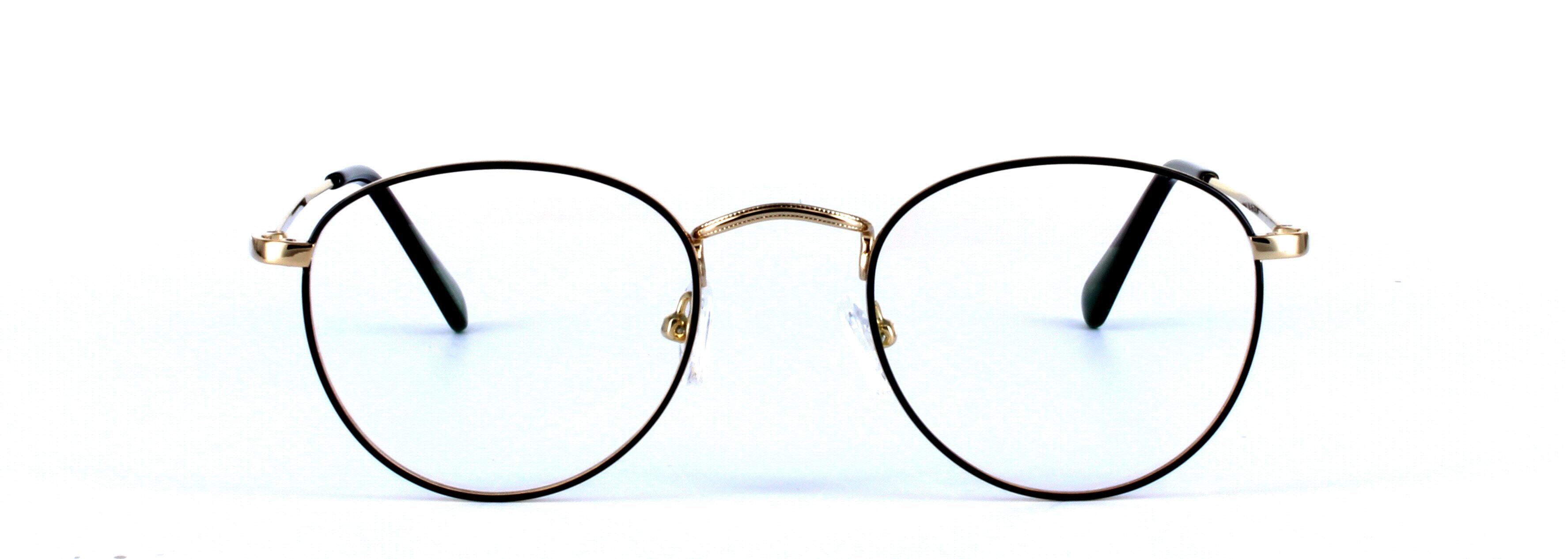 Birdy Gold Full Rim Round Metal Glasses - Image View 5