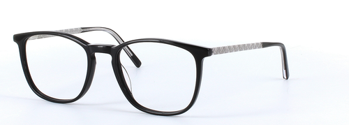 Mariana Black Full Rim Round Plastic Glasses - Image View 1