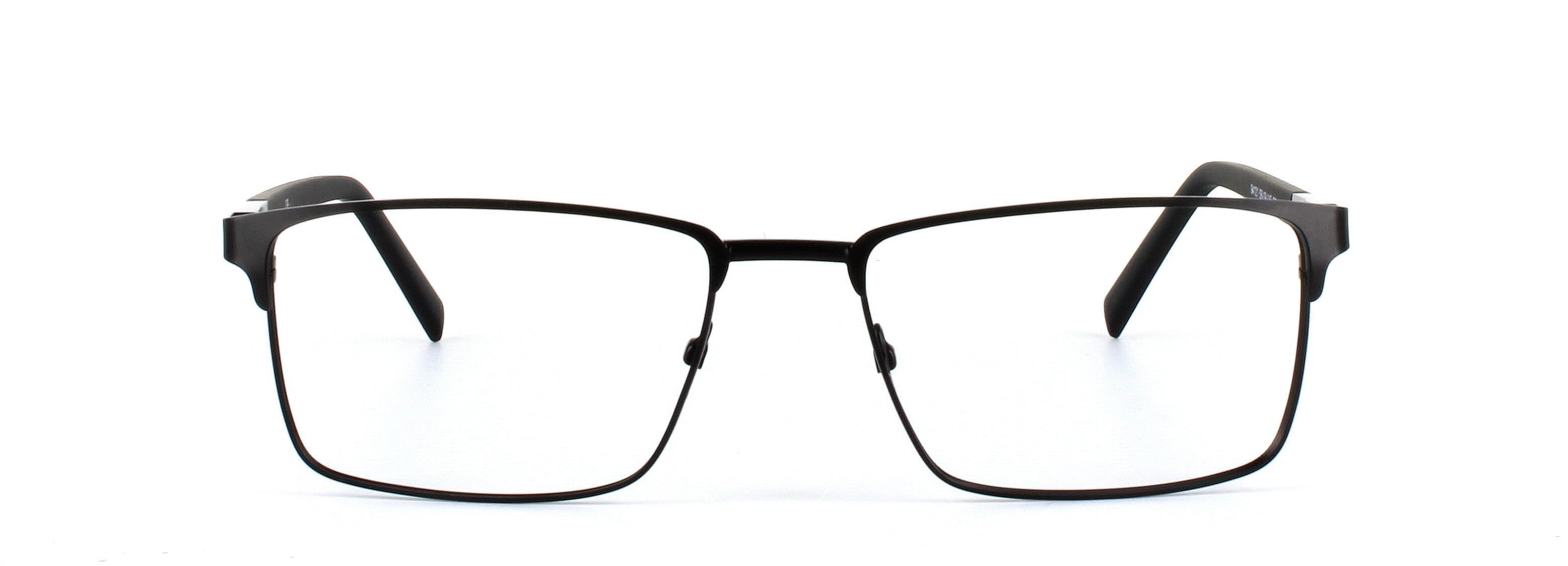 Natark Black Full Rim Metal Glasses - Image View 5