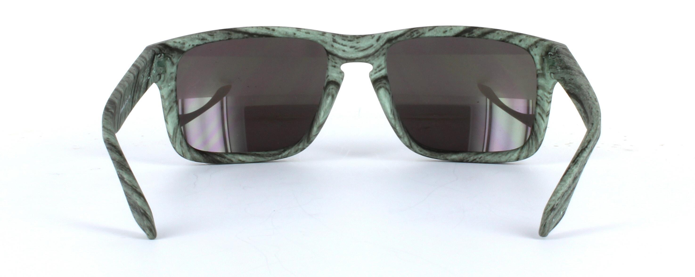 Oakley Ivywood Grey Full Rim Plastic Sunglasses - Image View 3