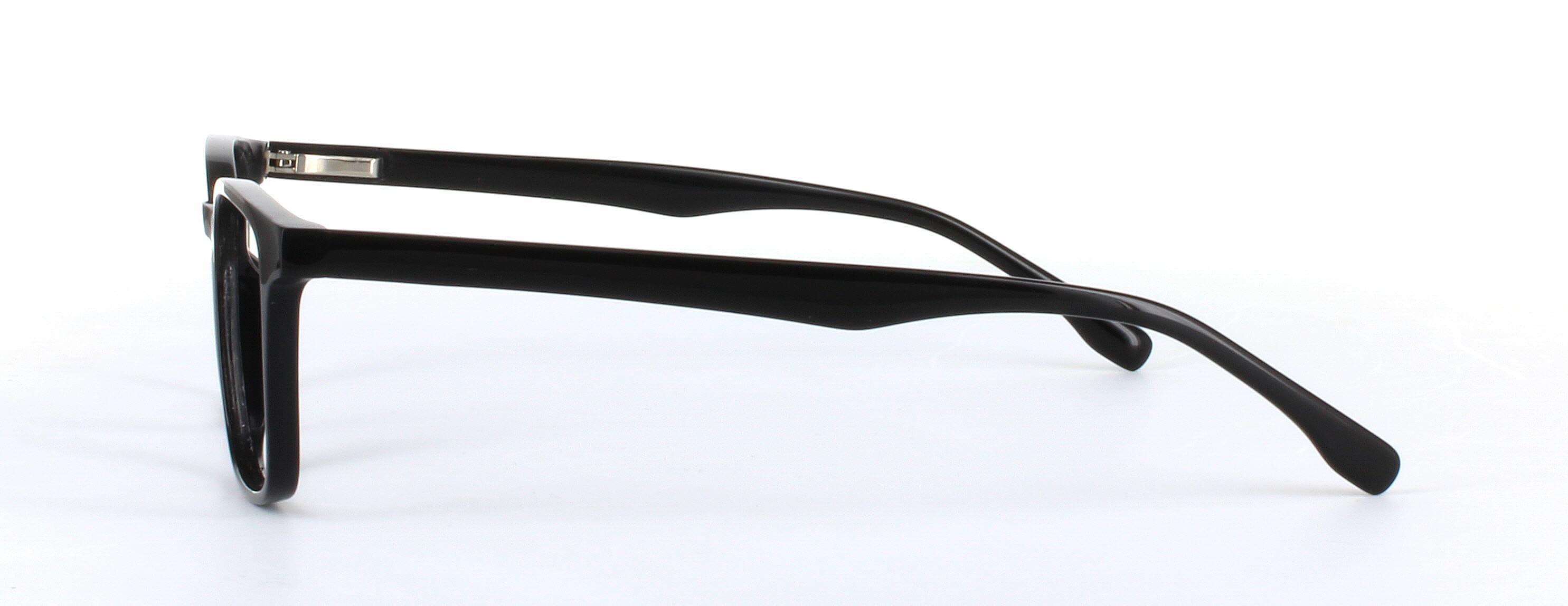 Hodson Black Full Rim Acetate Glasses - Image View 2