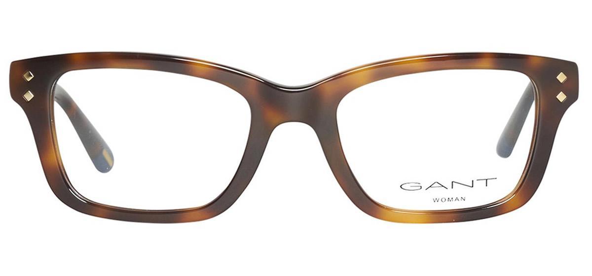 GANT (4073-056) Brown Full Rim Rectangular Acetate Glasses - Image View 2