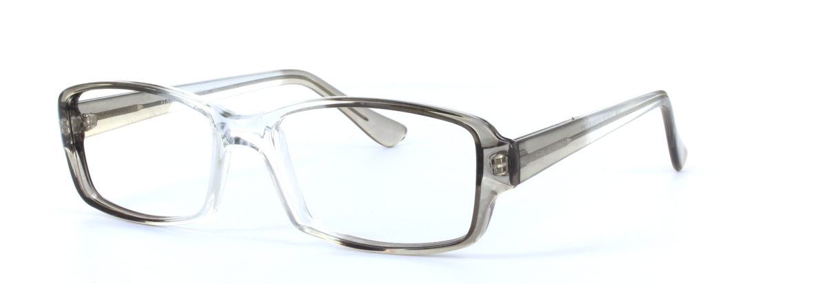 Grey Full Rim Rectangular Plastic Glasses Chico - Image View 1