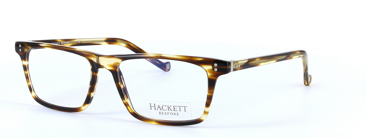 HACKETT BESPOKE (HEB142-192) Brown Full Rim Oval Rectangular Acetate Glasses - Image View 1