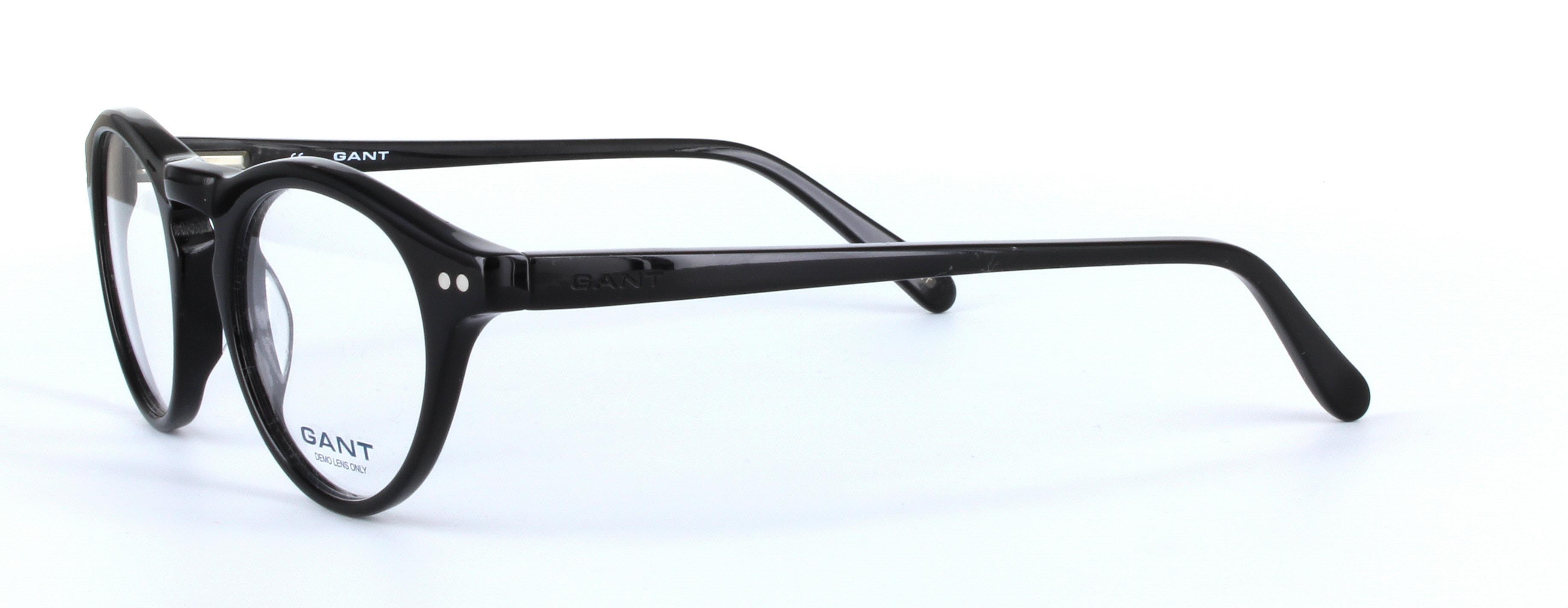 GANT TUPPER Black Full Rim Round Acetate Glasses - Image View 2