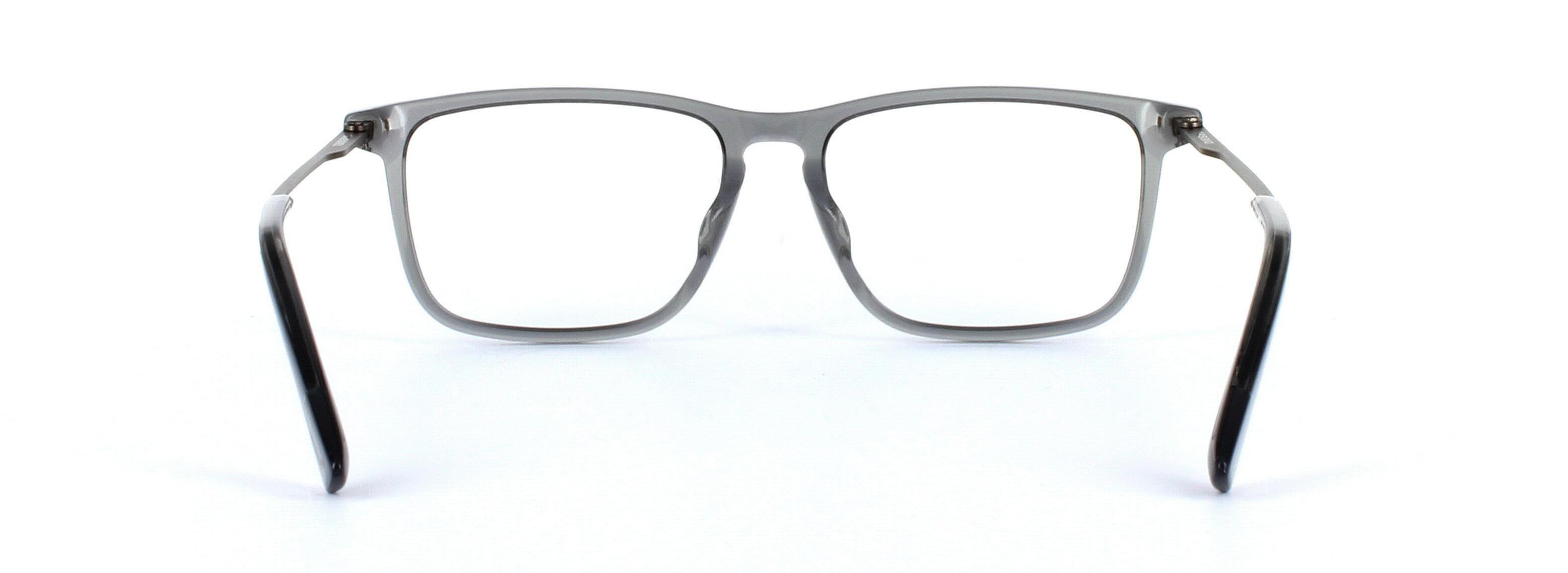 Diesel (DL5337-020) Crystal Grey Full Rim Rectangular Oval Acetate Glasses - Image View 3