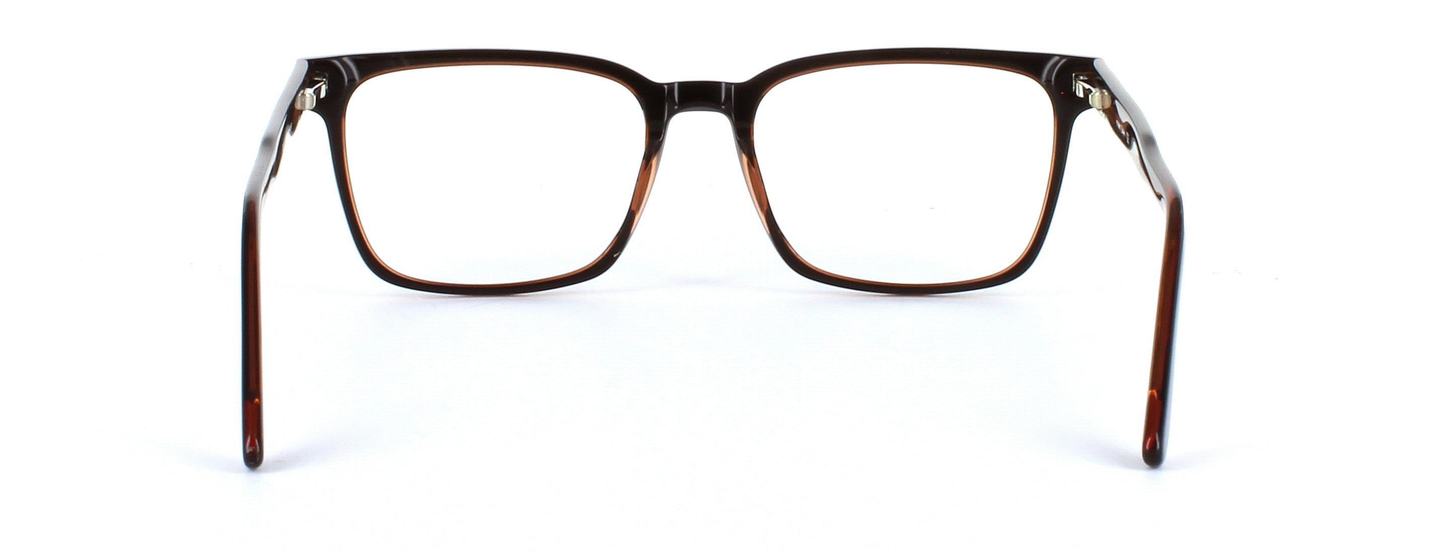 Sparta - Gents acetate glasses in brown - image view 3
