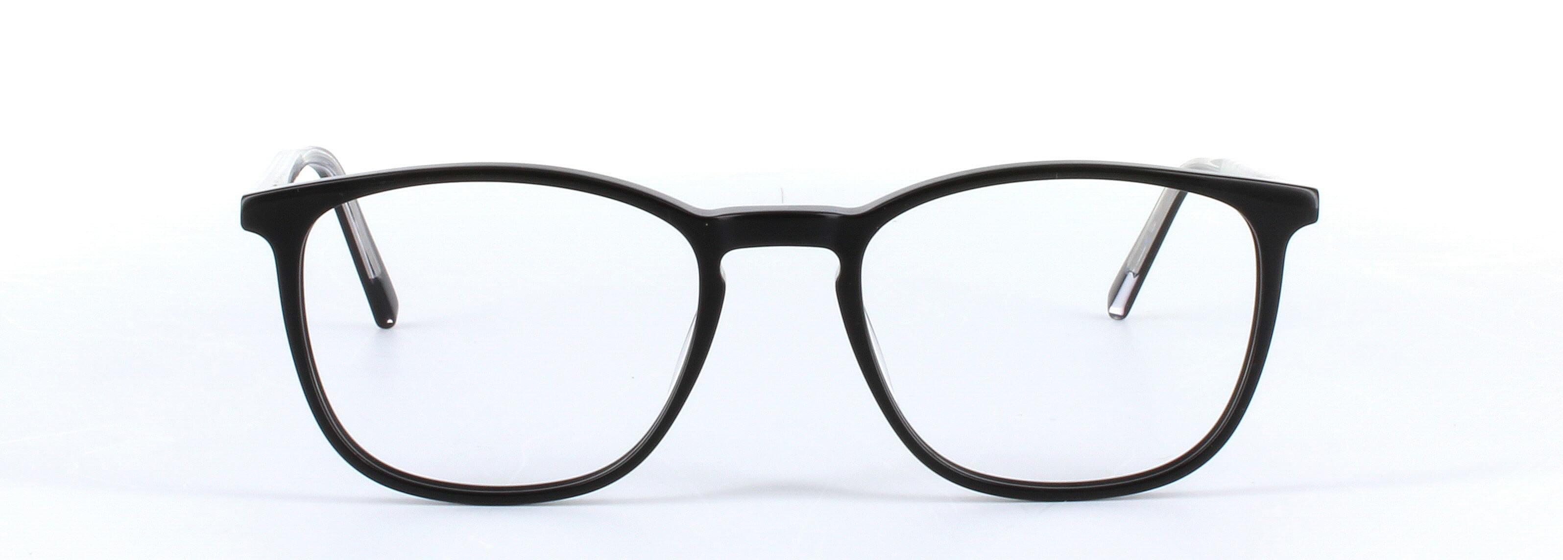 Mariana Black Full Rim Round Plastic Glasses - Image View 5