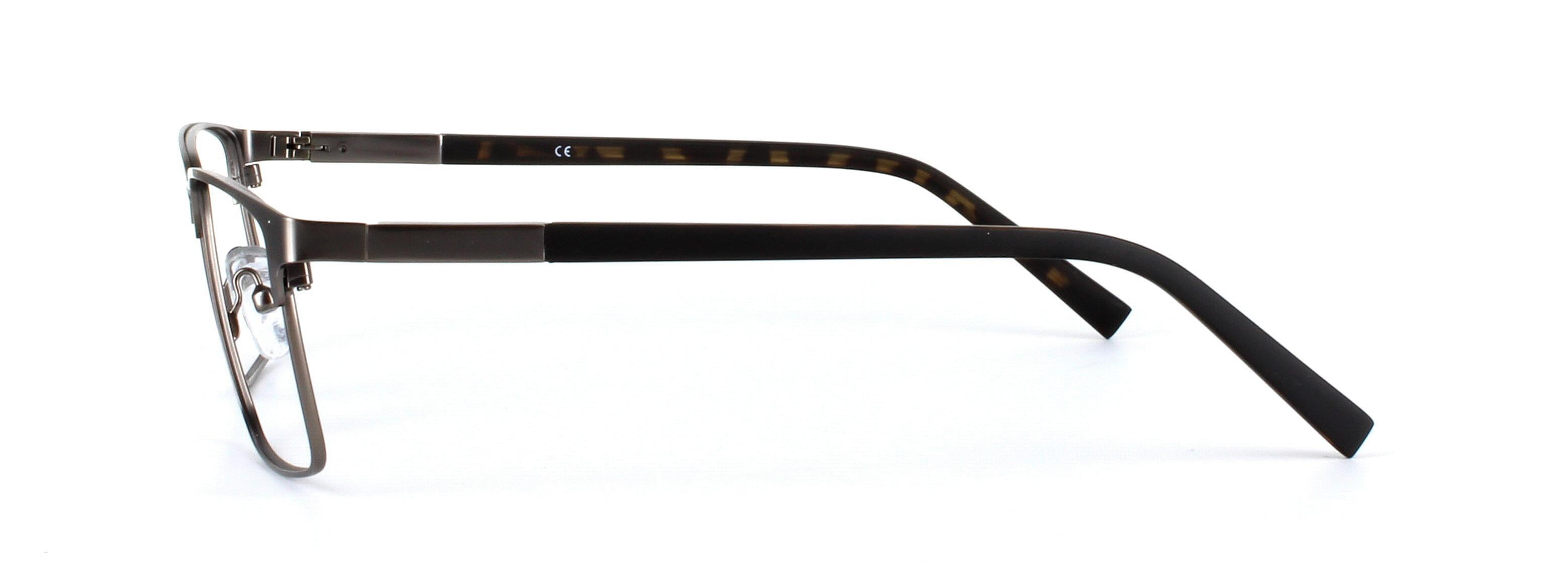 Natark Gunmetal Full Rim Metal Glasses - Image View 2