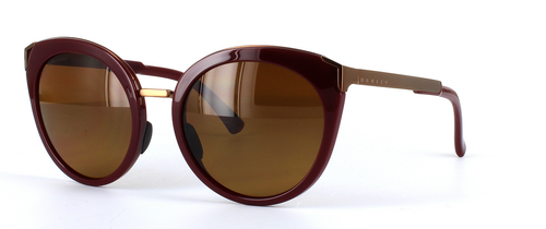 Oakley (O9434) Burgundy Full Rim Plastic Sunglasses - Image View 1