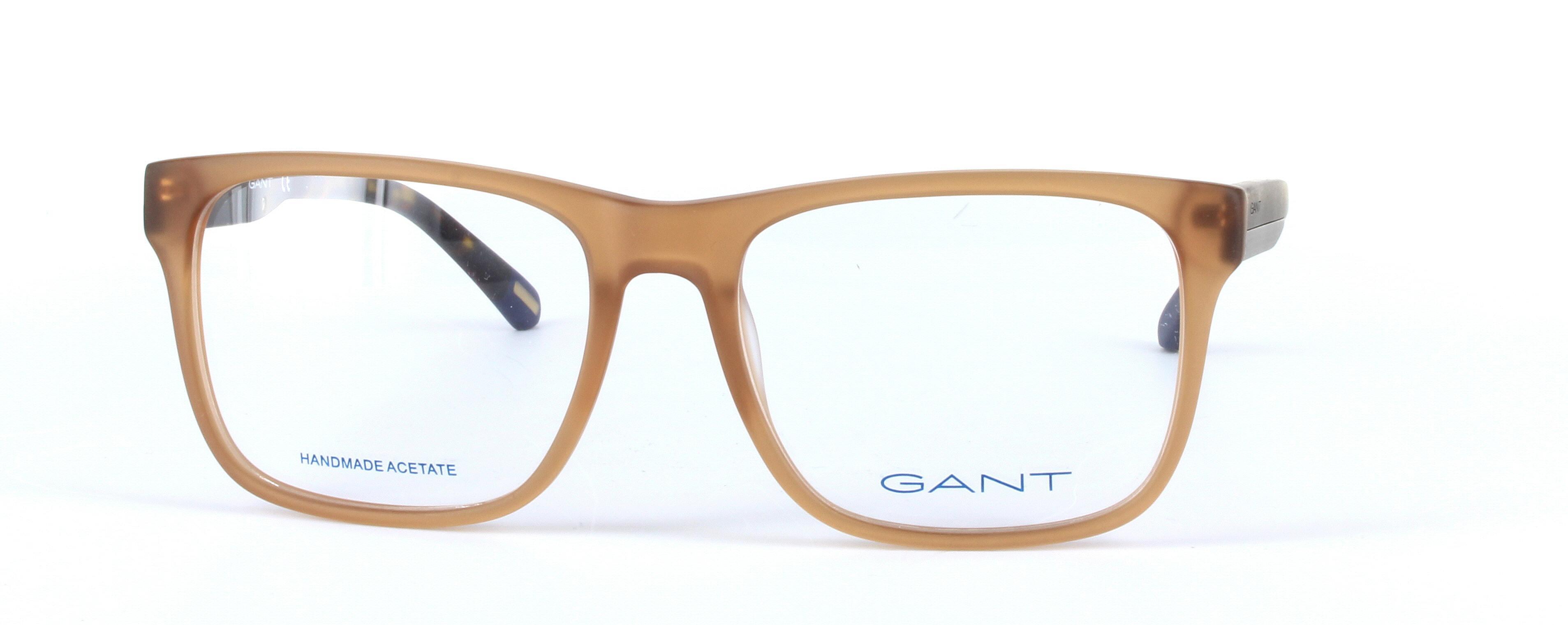 GANT (GA3122-046) Brown Full Rim Oval Rectangular Acetate Glasses - Image View 5