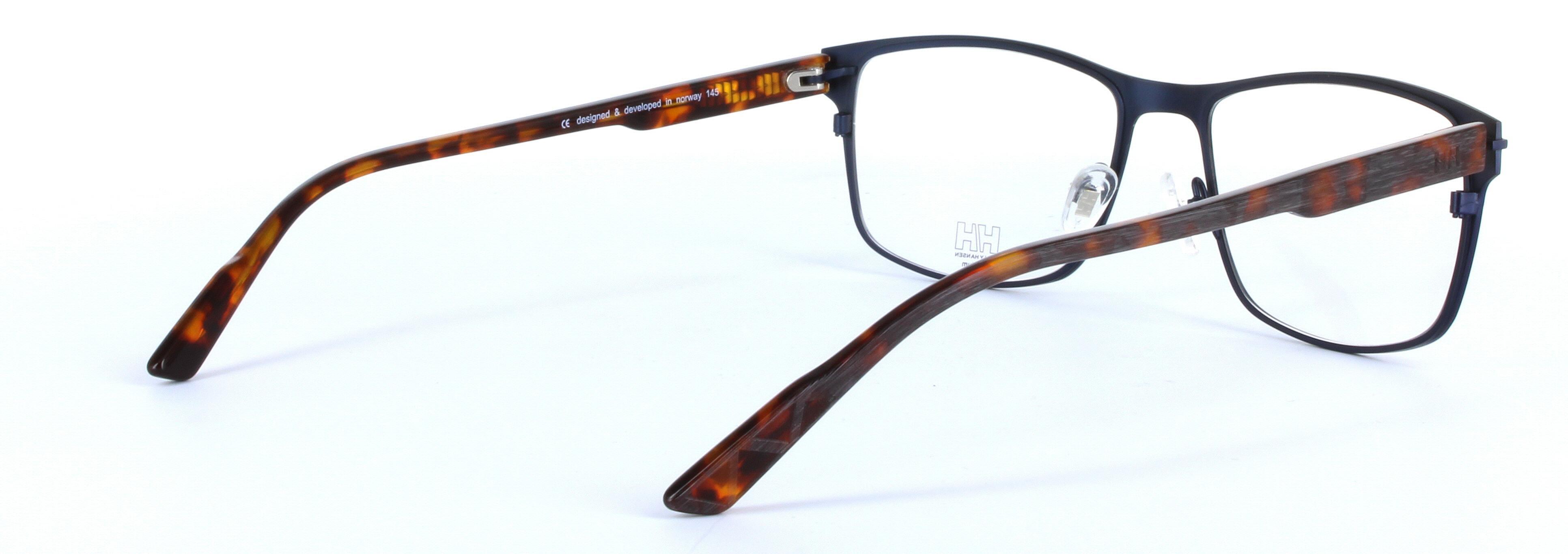 Helly Hansen HH 1019 Brown Full Rim Rectangular Square Metal Glasses - Image View 4
