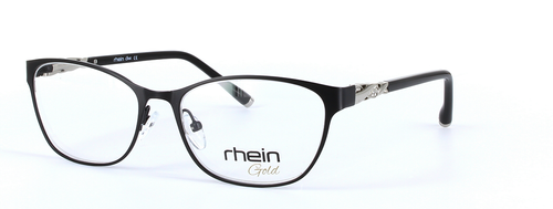 Nova Black Full Rim Oval Round Metal Glasses - Image View 1