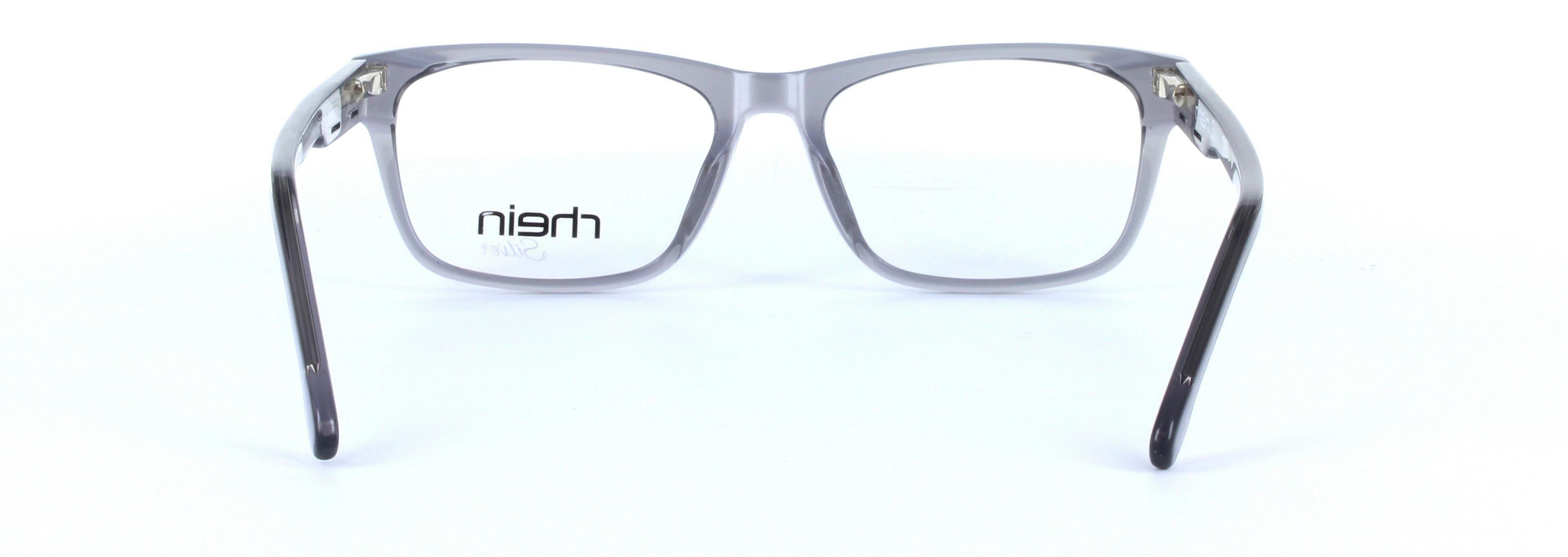 Cygnus Blue Full Rim Rectangular Plastic Glasses - Image View 3
