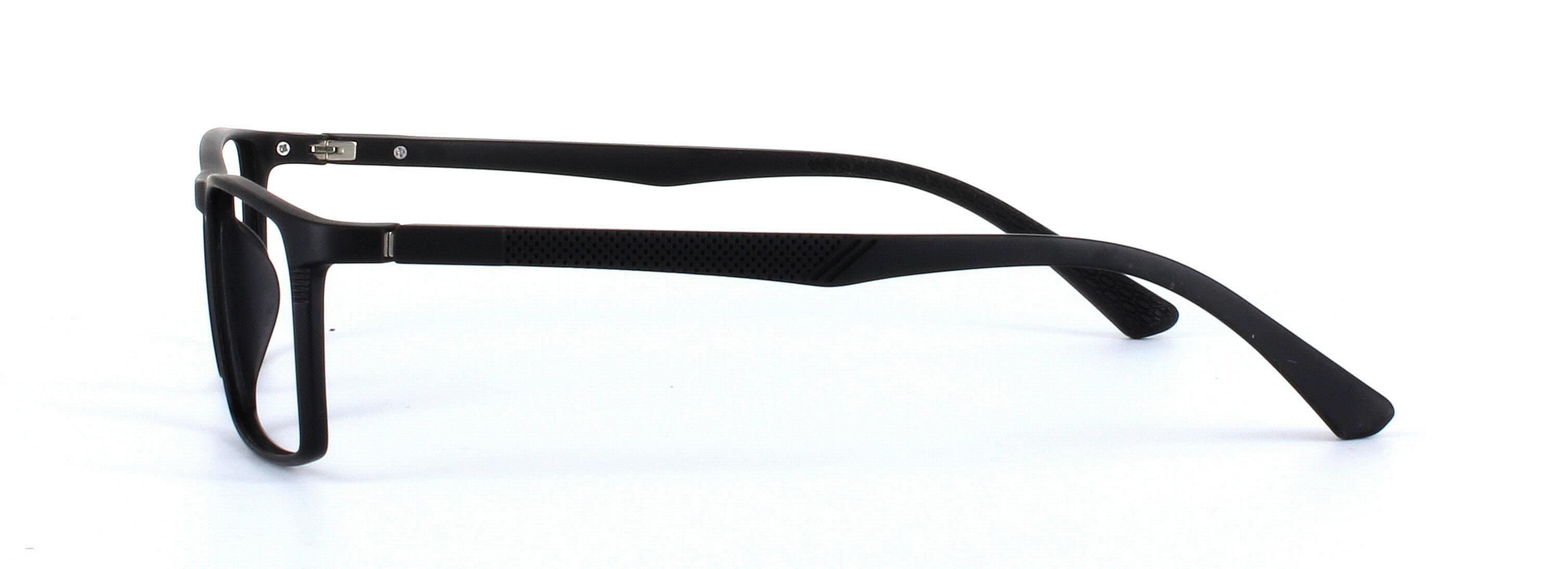 Roman Black Full Rim TR90 Glasses - Image View 2