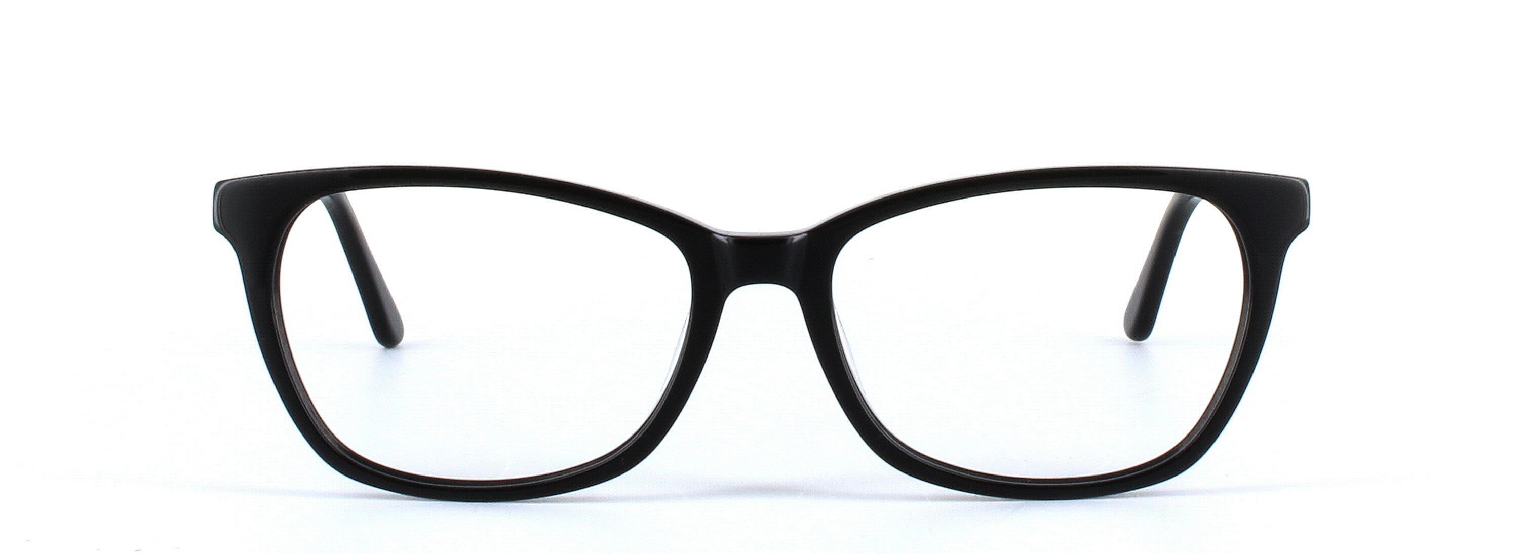 Jade Black Full Rim Oval Acetate Glasses - Image View 5