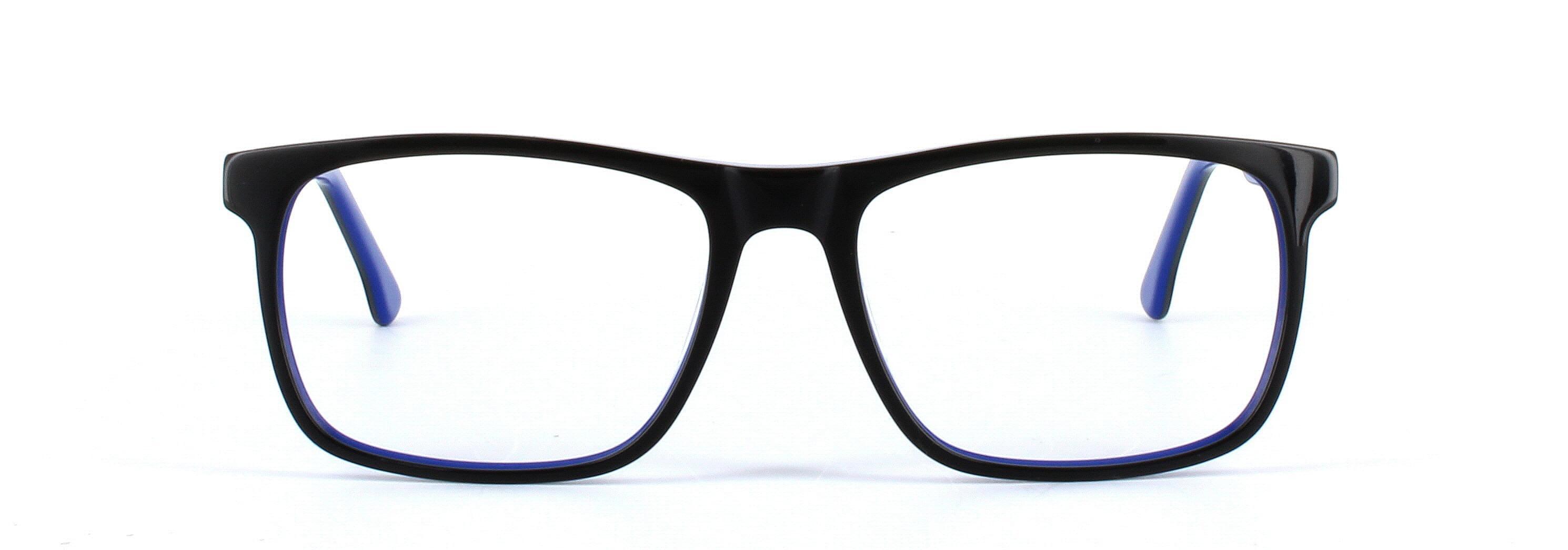 Ashington Black Full Rim Square Plastic Glasses - Image View 5