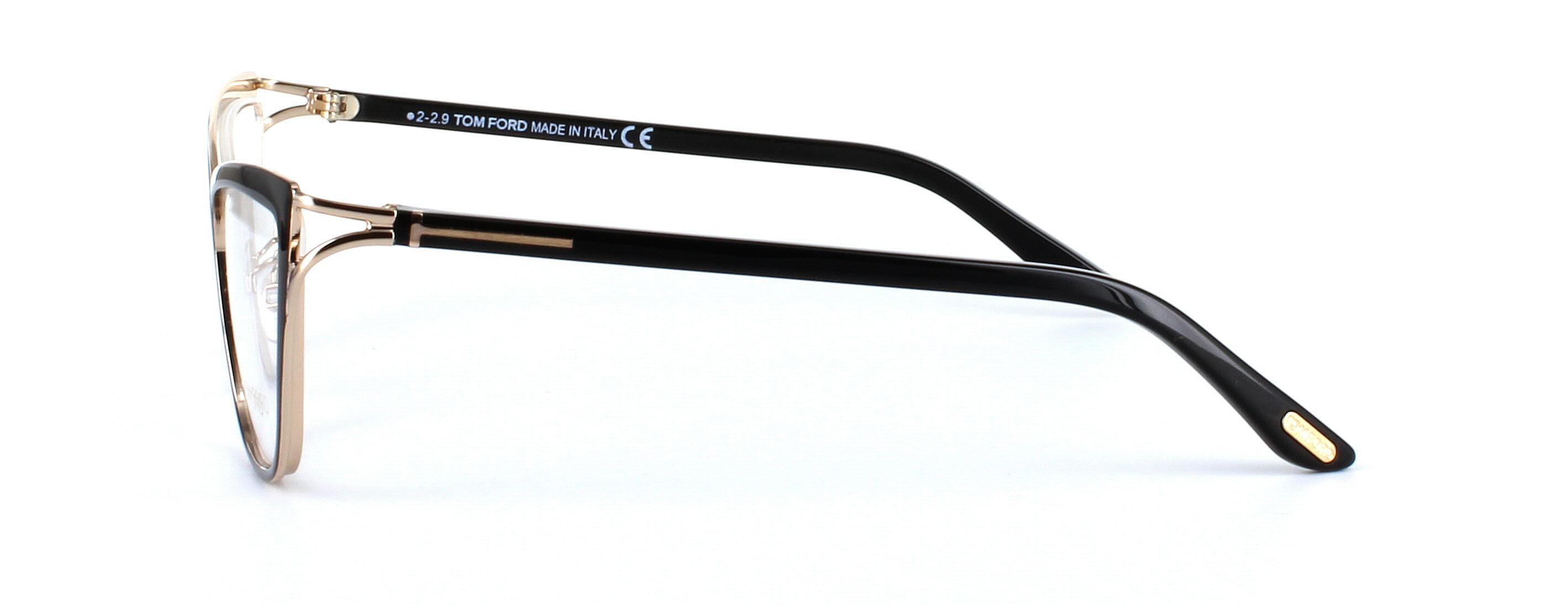 Ladies Tom Ford glasses - black & gold - image 2