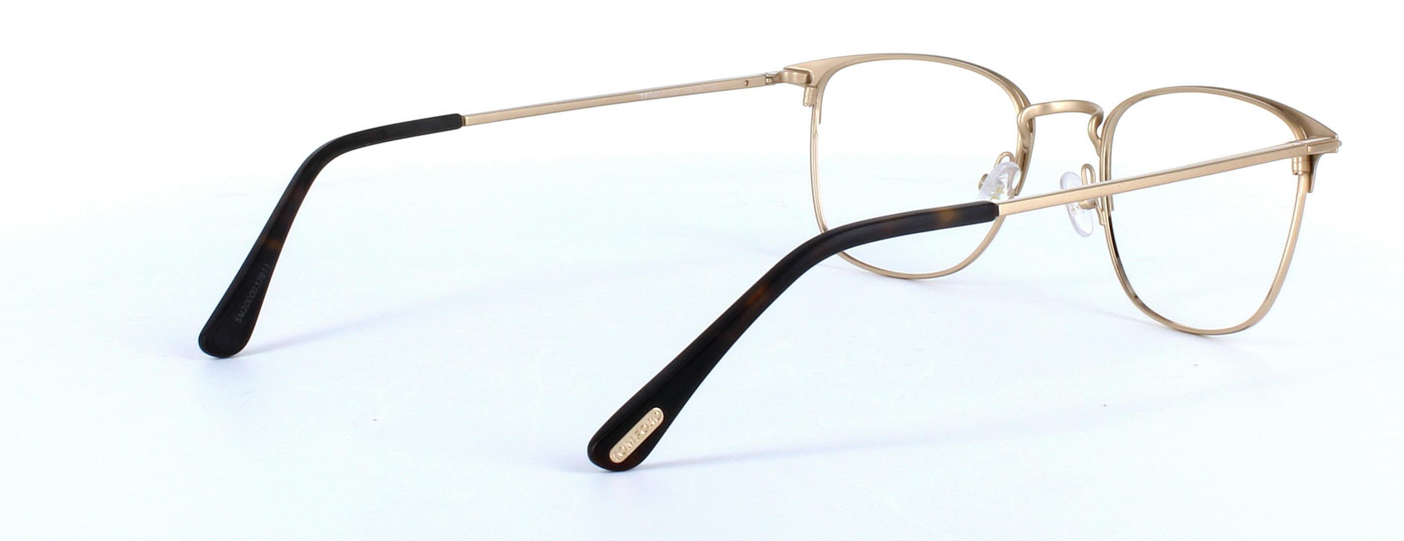 Ladies Tom Ford metal glasses - Matt gold - image 4