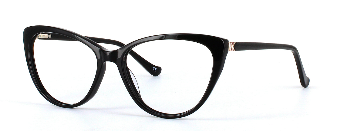 Lydia Black Full Rim Cat Eye Acetate Glasses - Image View 1