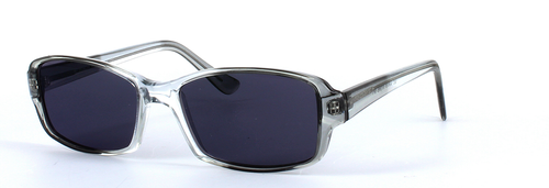 Chico Grey Full Rim Rectangular Plastic Sunglasses - Image View 1