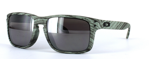 Oakley Ivywood Grey Full Rim Plastic Prescription Sunglasses - Image View 1