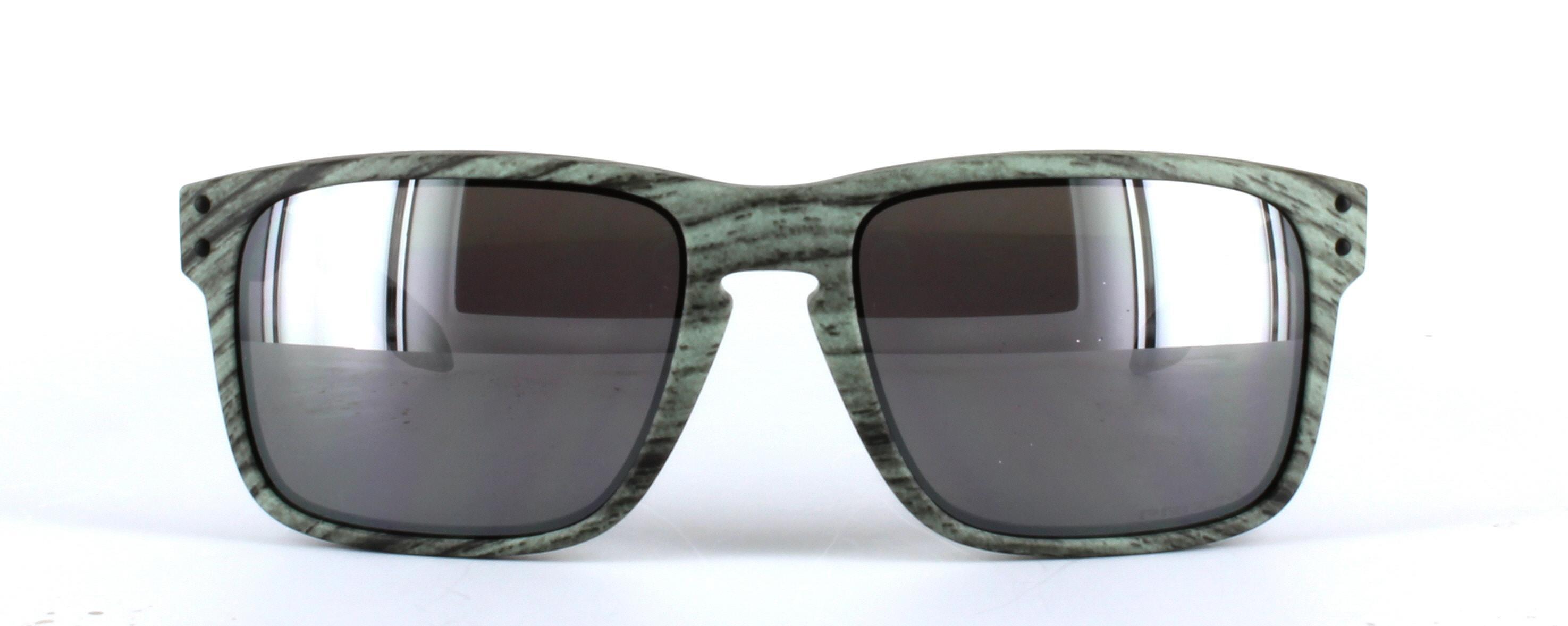 Oakley Ivywood Grey Full Rim Plastic Sunglasses - Image View 5