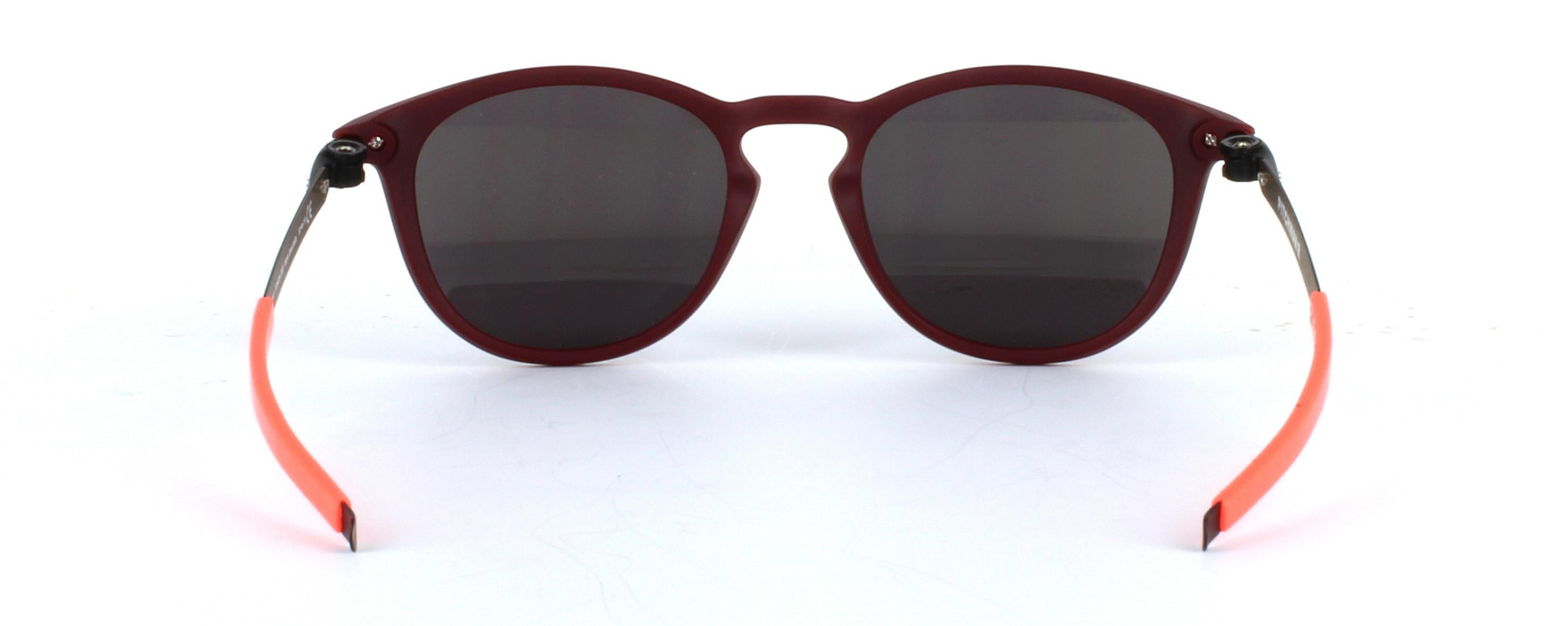 Oakley (O9439) Burgundy Full Rim Plastic Sunglasses - Image View 3