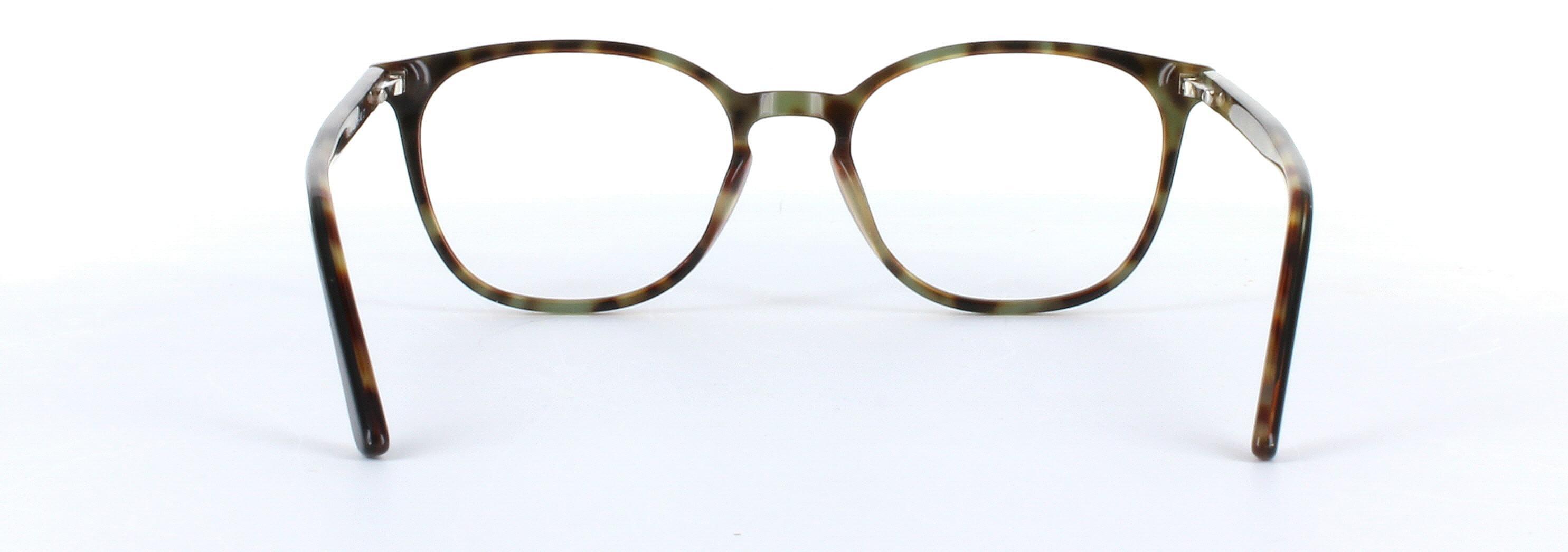 Hazar Dark Brown Full Rim Oval Acetate Glasses - Image View 3