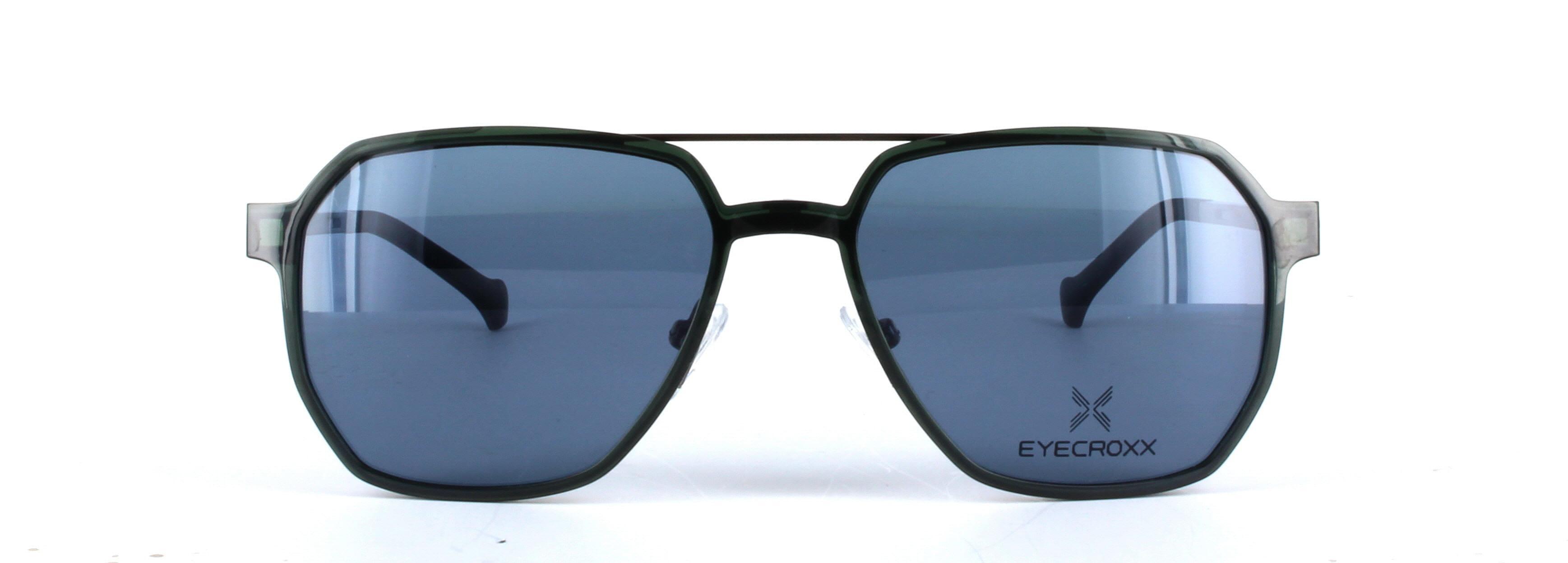 Eyecroxx 617-C3 Gunmetal Full Rim Aviator Metal Glasses - Image View 5
