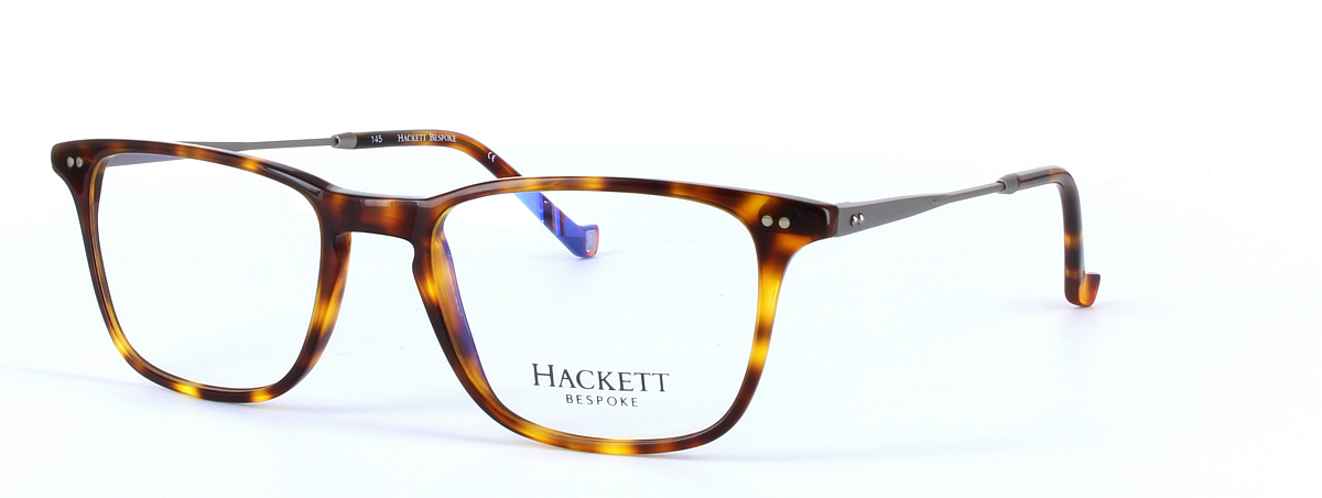 HACKETT BESPOKE (HEB159-100) Brown Full Rim Oval Rectangular Acetate Glasses - Image View 1