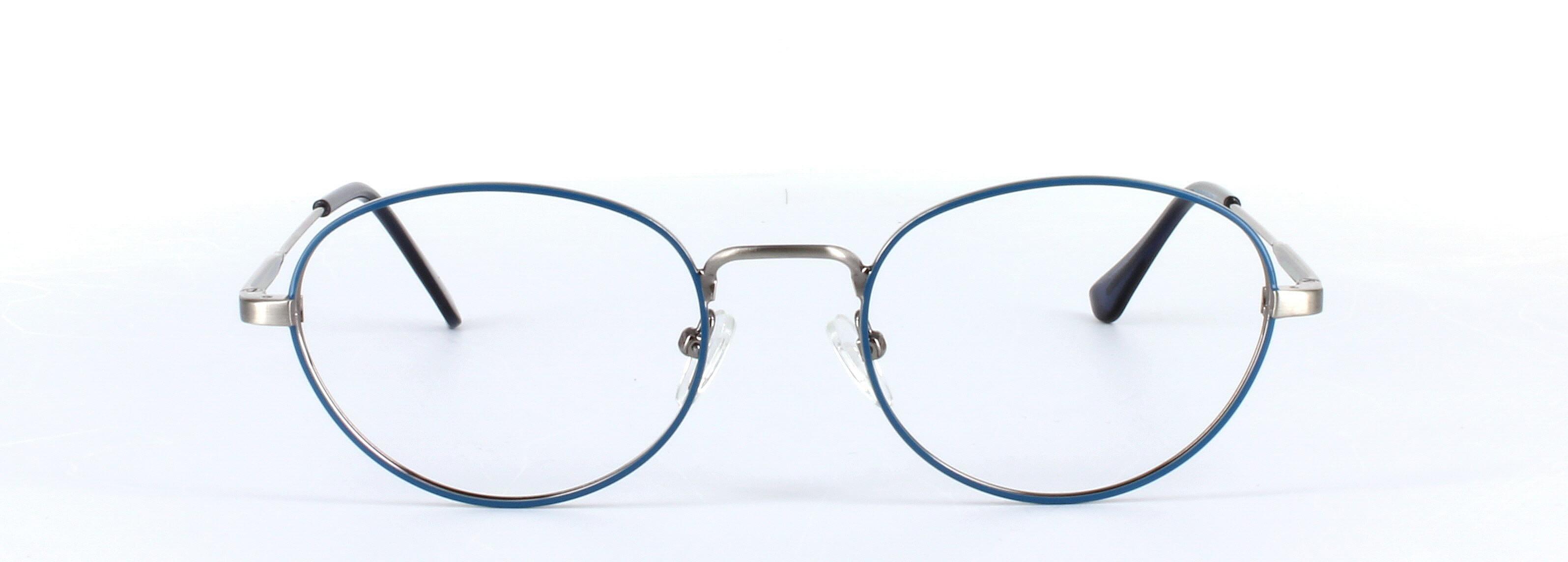 Esperanza Silver Full Rim Oval Metal Glasses - Image View 5