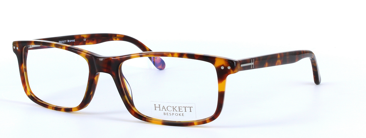 HACKETT BESPOKE (HEB133-127) Brown Full Rim Oval Rectangular Acetate Glasses - Image View 1