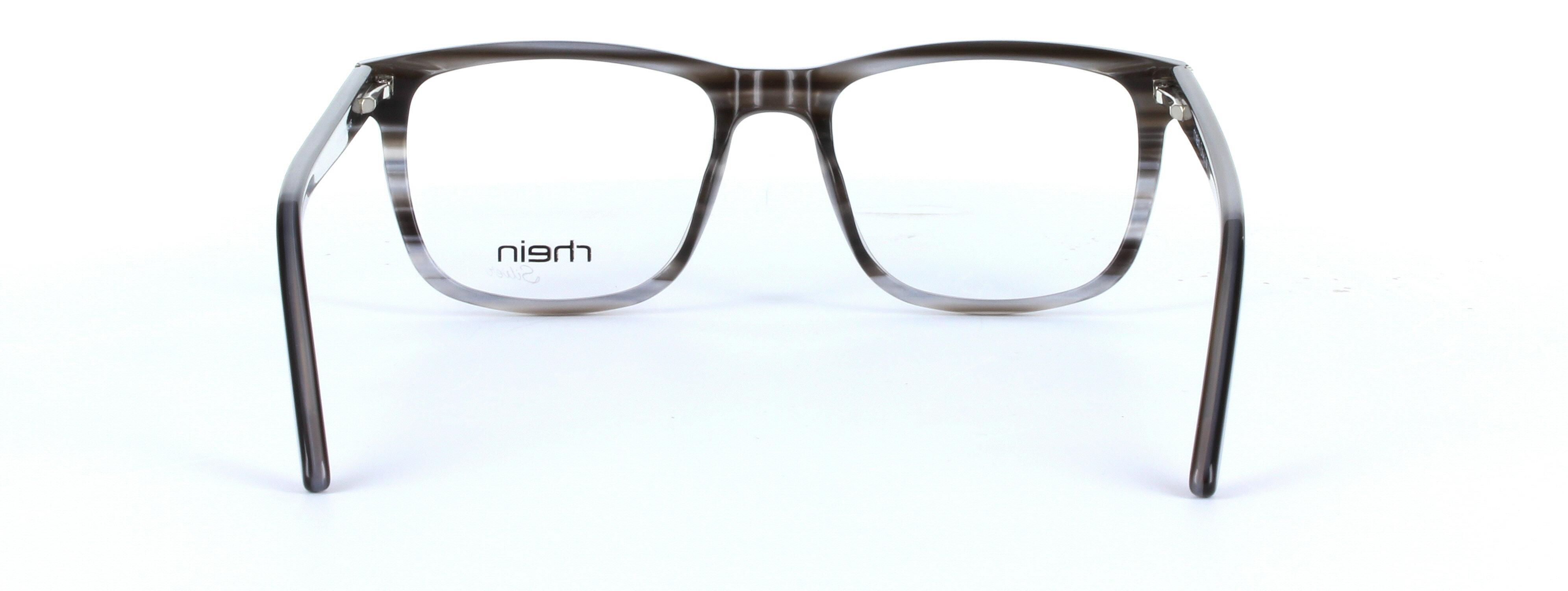 Morgan Grey Full Rim Square Plastic Glasses - Image View 3