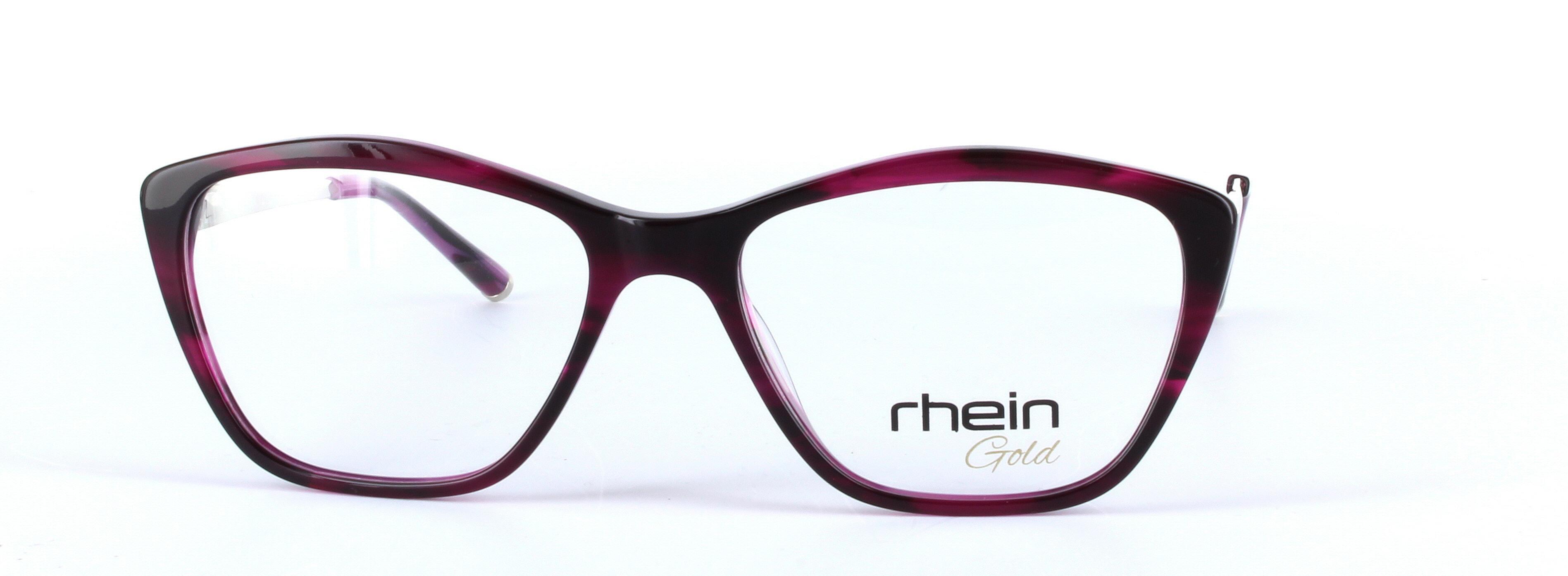 Miranda Purple Full Rim Oval Plastic Glasses - Image View 5