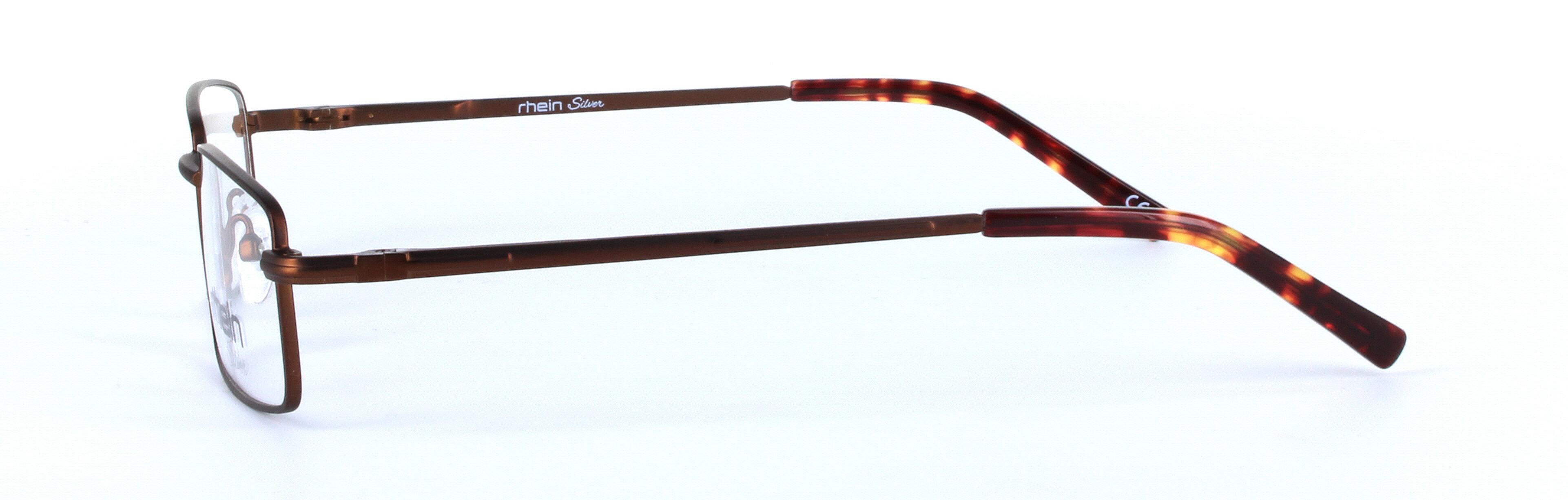 Antares Bronze Full Rim Aviator Metal Glasses - Image View 2