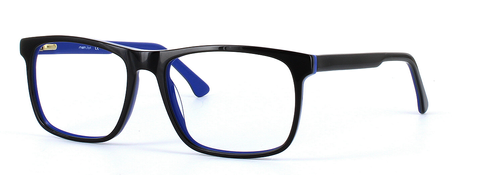 Ashington Black Full Rim Square Plastic Glasses - Image View 1