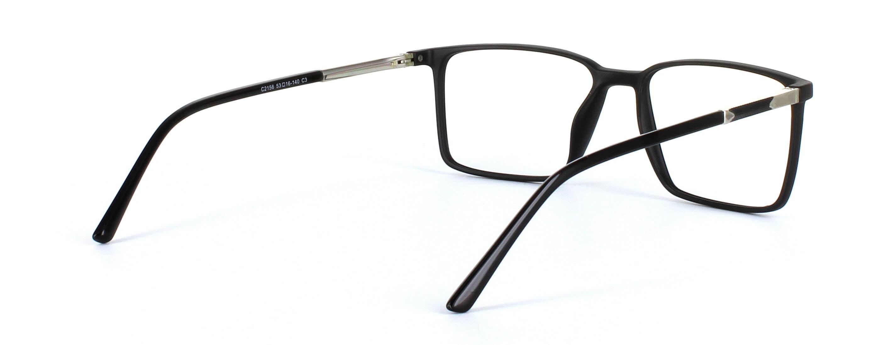 Preveza - Black unisex glasses - image view 4