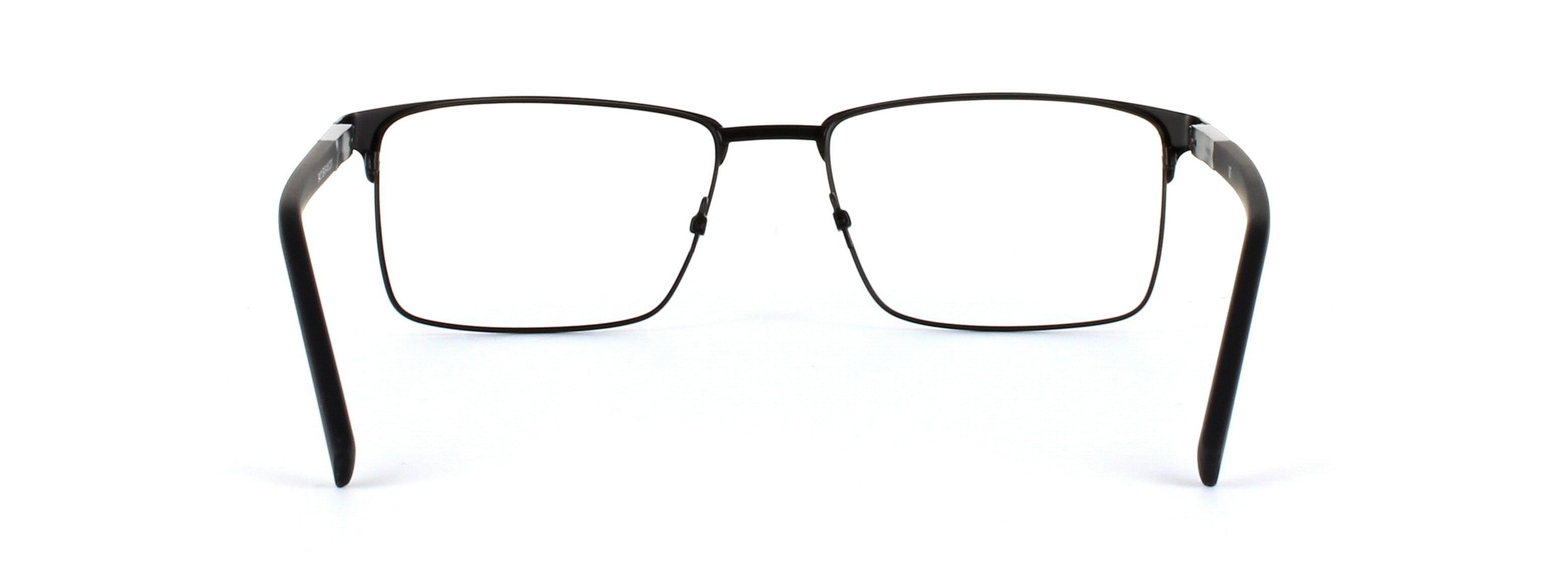 Natark Black Full Rim Metal Glasses - Image View 3
