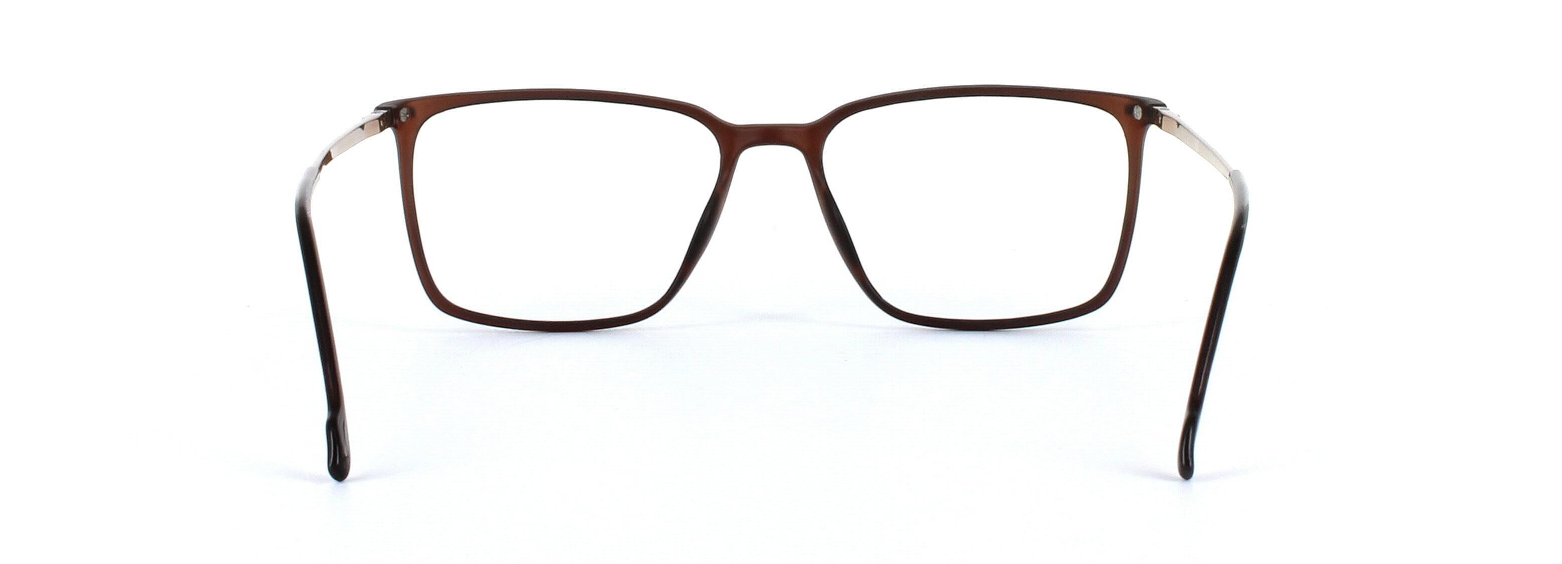 Nebraska Brown Full Rim Plastic Glasses - Image View 3