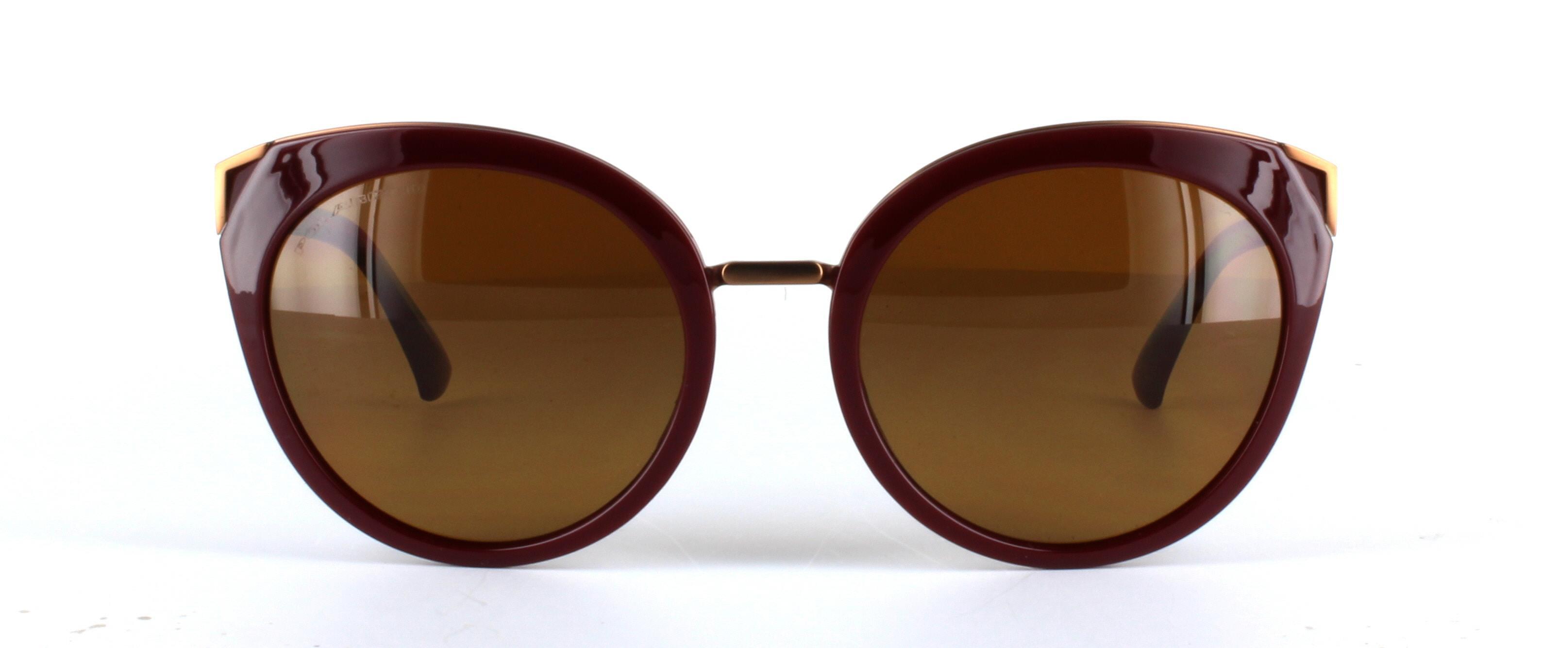 Oakley (O9434) Burgundy Full Rim Plastic Prescription Sunglasses - Image View 5